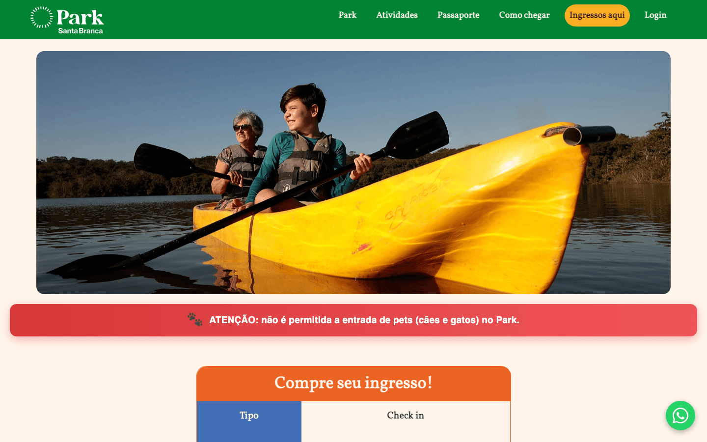 Print do projeto Park Santa Branca